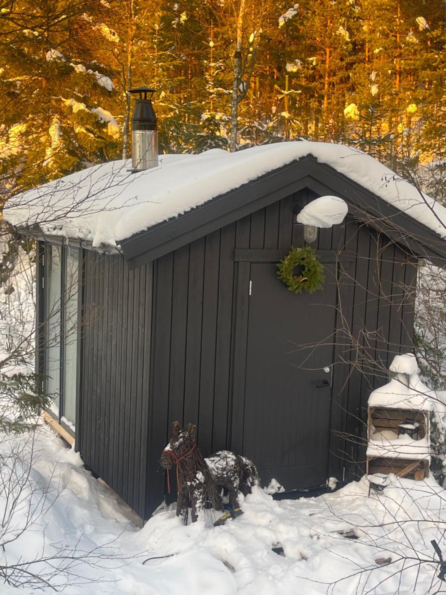 Moderne Ved Sjoen Med Badstue * Romskog